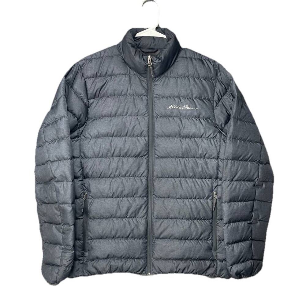 Eddie Bauer Men's CirrusLite Down‎ Jacket ultralight Sz S Gray PACKABLE Down 650